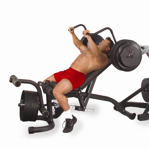 Body Solid Olympic Leverage Flat Incline Decline Bench Fid46
