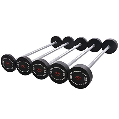 Steelflex® 5PiecePolyurethane Pro Barbell Set (10Kg to 30Kg) Body