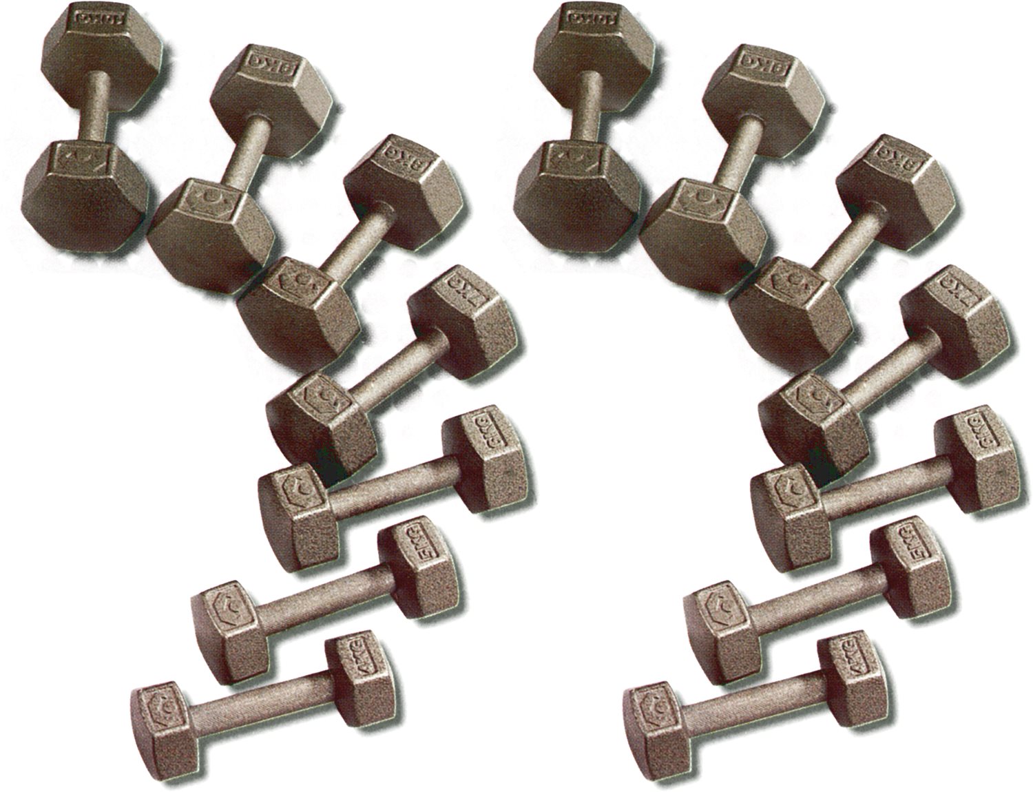 BodySolid Hex Dumbbells 50Lbs to 100Lbs (WHD) BodySolid® Fitness